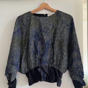Vintage Sequin Party Top